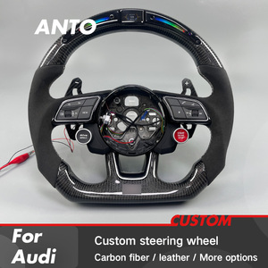 <span class=keywords><strong>Volante</strong></span> de fibra de carbono con LED inteligente para <span class=keywords><strong>Audi</strong></span> Q8 SQ8 A3 <span class=keywords><strong>A4</strong></span> B9 A5 B8 A6 C7 A7 S3 S4 RS3 RS5 RS7 RS6 C8 estilo deportivo personalizado - Product Image 2