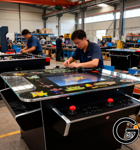 Máquina de Juegos Arcade Multijugador Popular, Gabinete de 3 Lados, Máquina de Juegos Retro que Funciona con Monedas con Juegos Clásicos para Centros de Entretenimiento - Product Image 3