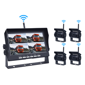 Camera Xe Tải Không Dây 1080P 7Inch Hệ Thống CCTV Chiếu Hậu 4 Camera Với Một Màn Hình Với Chức Năng Ghi Âm - Product Image 4