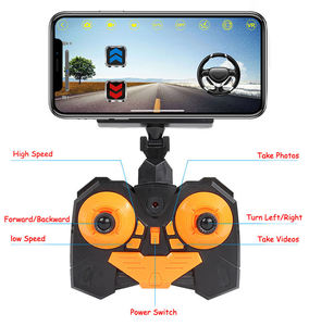 Voiture télécommandée NG99 avec caméra, jouet d'escalade manuel, électrique, 12 batteries rechargeables, éclairage, câble de charge, 1/16 - Product Image 5