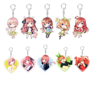 Llaveros de las Hermanas Quintupletas Nakano: Nino, <span class=keywords><strong>Ichika</strong></span>, Yotsuba, Itsuki - Etiquetas para Bolsos, Regalos y Artículos de Moda - Product Image 1