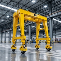 Grue à portique mobile sur roues en caoutchouc personnalisée de 5 à 100 tonnes pour le levage de poutres en béton