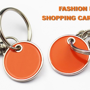 พวงกุญแจเหรียญรถเข็นช็อปปิ้ง พวงกุญแจโทเค็น ซูเปอร์มาร์เก็ต โรงงานผลิตตามสั่ง พวงกุญแจเหรียญรถเข็นโลหะ - Product Image 5