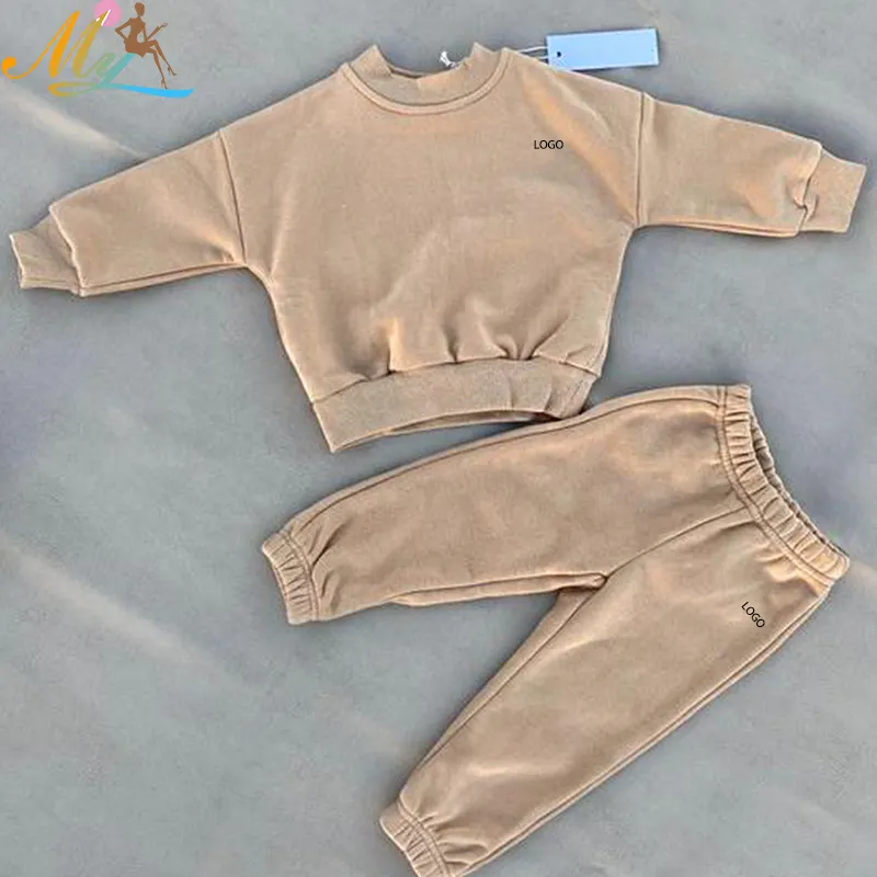 2-7years Kids Fall Clothes Outfit Hoodie Sweatshirt Sweatpants Clothing Set For Toddler Boy Girl kid clothing set