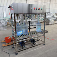 Machine de remplissage d'eau en seau de 20 L, remplisseuse de bouteilles de 5 gallons, équipement commercial de production d'eau potable, station de remplissage d'eau