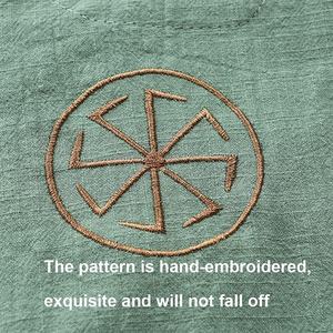 Hommes médiéval lin chemises Pirate tenue Renaissance Blouse écossais Ghillie hauts mercenaire tunique vêtements ethniques Viking vêtements - Product Image 6