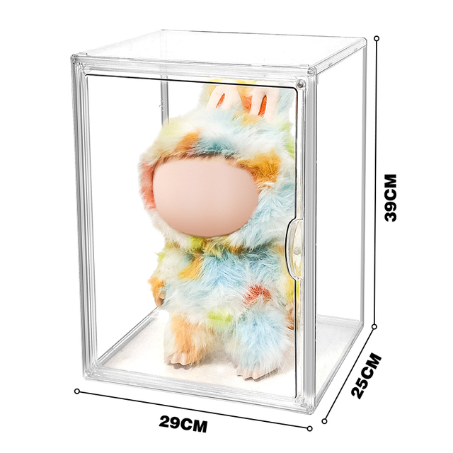 DAYOOH Custom Logo Clear Acrylic Model Cars Display Case Stackable Dustproof Show Case Display Case for Figures