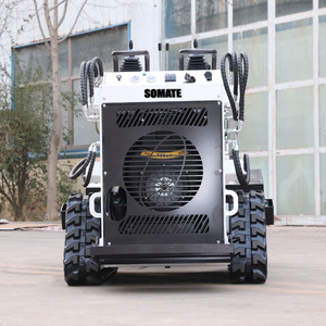 รถตักล้อยางขนาดเล็ก Soamte รุ่น Mini Skid Steer Loader เครื่องยนต์ดีเซล Kubota ได้รับการรับรองมาตรฐาน EPA น้ำหนัก 950 กก. รับประกัน 2 ปี ปั๊มไฮดรอลิก YUKEN กำลัง 15.7 กิโลวัตต์ - Product Image 2