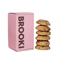 Boîte d'expédition en carton ondulé de qualité alimentaire pour chocolat, biscuits, gâteaux, desserts, avec votre logo