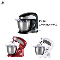 SOHEF 4L 500W Batteur sur socle électrique domestique pour la cuisine, pétrin électronique à vitesse variable, anti-éclaboussures
