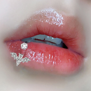 Piercing Labret Unisex <span class=keywords><strong>de</strong></span> Acero Inoxidable <span class=keywords><strong>de</strong></span> 4mm con Bola <span class=keywords><strong>de</strong></span> Cerámica Suave y Diseño <span class=keywords><strong>de</strong></span> Mariposa, Corazón, Abeja y Zirconia, Estilo Punk - Product Image 5