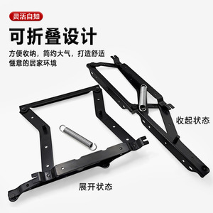 Herraje plegable oculto de metal y hierro WS-230 de Wanjusheng para sofá, bisagra deslizante para muebles de sofá - Product Image 4