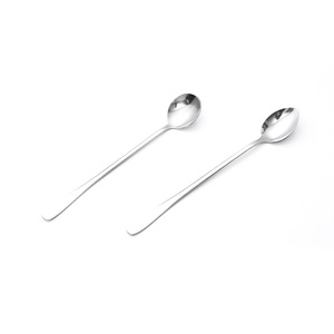 Cuchara Mezcladora de Acero Inoxidable con Mango Largo, Accesorio para Café y Té, Cuchara Redonda de Color Sólido, Cuchara Puntiaguda - Product Image 5