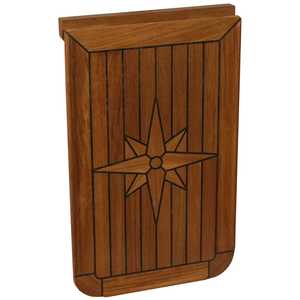 Teak Foldable Outdoor <b>Table</b> 380x600mm 510x750mm Coastal Design For Boat RV <b>Balcony</b> Use - Product Image 2