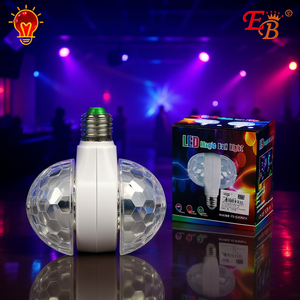 Ampoule LED Magique Disco EB E27 RGBW, Lumière de Scène Activée par le Son pour KTV, Hôtel, Éclairage de Fête - Product Image 2