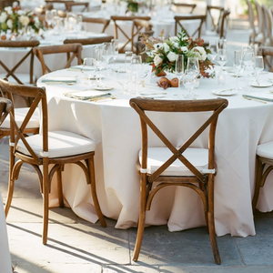 Chaise de banquet empilable en bois à dossier croisé, durable, <span class=keywords><strong>pour</strong></span> restaurant, hôtel, <span class=keywords><strong>mariage</strong></span>, mobilier moderne d'extérieur <span class=keywords><strong>pour</strong></span> <span class=keywords><strong>ferme</strong></span> et maison - Grande Vente - Product Image 6