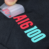 Badges personnalisés en TPU à prix d'usine, faible MOQ, transfert thermique, logo personnalisé, imperméables pour sacs, vestes et vêtements