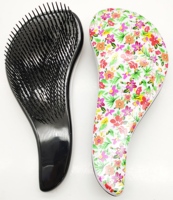 Peigne de Massage de soins capillaires en forme de S, brosse à cheveux démêlante en plastique OEM populaire