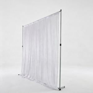 Kits de supports de toile de fond réglables de haute qualité et rideaux pour mariage en promotion - Product Image 1