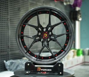 ล้อฟอร์จ 2 ชิ้น ขนาด 18 19 20 21 22 นิ้ว 5X115 5X130 6X139.7 สีดำด้าน ขอบขัดเงา สำหรับรถยนต์นั่งส่วนบุคคล - Product Image 2