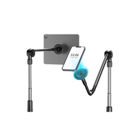 Support de téléphone pour tablette support de pince de bureau pour la diffusion en direct supports paresseux portables supports de vidéo en direct de chevet