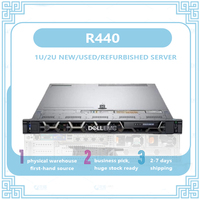 Serveur Rack 1U double socket R440 pour hébergement d'entreprise, stockage de fichiers réseau et serveur de base de données OA