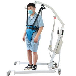 Gilet d'assistance à la marche Yuqilin en maille bleue réglable pour la rééducation post-AVC, soutien au transfert des personnes âgées, utilisation manuelle - Product Image 2