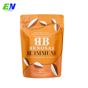 Pochette debout personnalisée à impression numérique avec fermeture à glissière pour sac d'emballage alimentaire en plastique pour collation de café - Product Image 2