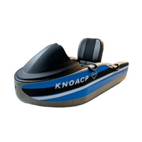 Kart aquatique monoplace à batterie lithium 50 km/h, maniabilité agile, équipement de location pour sports nautiques en lac de station balnéaire