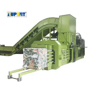 Ngang thủy lực baling Máy ép chai PET Baler máy nén cho baling chất thải giấy các tông