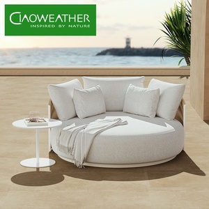 Mobilier d'extérieur : Chaise longue de piscine, <span class=keywords><strong>transat</strong></span> de jardin en aluminium, mobilier de patio en métal, chaise longue de terrasse, lit de repos en corde - Product Image 3