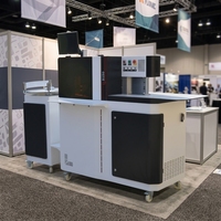 Machine de pliage automatique multifonctionnelle trois-en-un pour lettres en relief, pour plaques en aluminium, acier inoxydable et galvanisé, certifiée CE