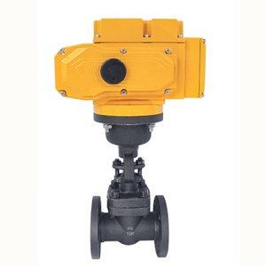 Vanne à opercule motorisée en acier inoxydable de 2'' à siège souple PN 16 avec tige actionnée - Product Image 3