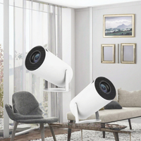 Projecteur de cinéma maison Hy300 Android 9 Mini Pro 720p facile à utiliser avec mini projecteur 3D de cinéma maison Ansi 150