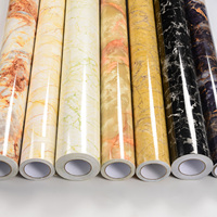 Film PVC Marbré Écologique pour la Rénovation de Meubles de Luxe – Revêtement Vinyle Durable pour l'Intérieur – Matériau Certifié REACH