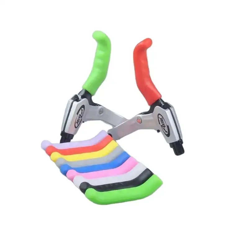 Mountain Bike Brake Lever Protection Cover Bicycle Brake Lever Sleeve Cycling Scratch Proof Anti-slip Silicone Brake Grip Cover