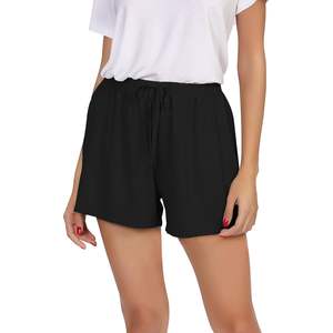 Shorts de pyjama personnalisés pour femmes en viscose de bambou, doux et extensibles, vêtements de nuit décontractés, bas de pyjama - Product Image 4