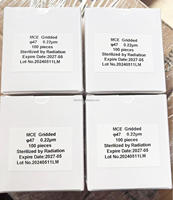 Papel de filtro de membrana de nailon para laboratorio IKEME, filtración cuadriculada MCE, disco de membrana de ésteres de celulosa mixta, filtro de membrana estéril