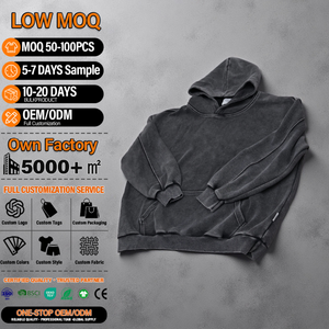 Sudaderas Personalizadas para Hombre, 100% Algodón, de Alta Calidad, Estilo Urbano, Talla Grande - Product Image 1