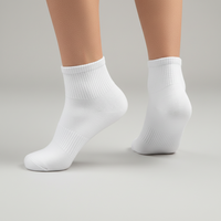 Chaussettes de sport pour femmes avec logo personnalisé, compression, pour la gym, le basketball, antidérapantes, en coton respirant, design tricoté