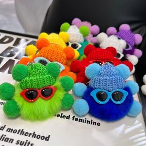 ตุ๊กตาขนนุ่มรูปกระต่ายน้อยน่ารัก แบบ 3 มิติ สำหรับตกแต่งแขวน หรือพวงกุญแจขนนุ่มขนาดเล็ก ขายส่ง - Product Image 1