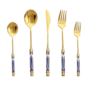 Ensemble de couverts en acier inoxydable de qualité supérieure pour table à manger avec finition miroir - Product Image 1