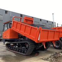 Chinois 10 tonnes petite piste hydraulique mini transporteur chargeur de benne sur chenilles