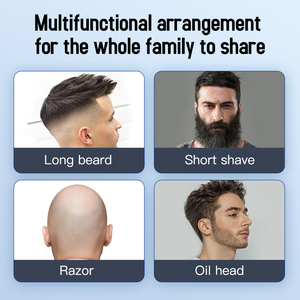 Resuxi mới 617 điện lá Máy cạo râu cắt lưỡi cho nam giới Đầu máy cạo râu IPX7 không thấm nước chuyên nghiệp có thể sạc lại Râu Máy cạo râu - Product Image 2