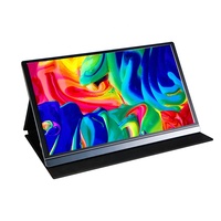 Moniteur portable 15,6 pouces, écran double USB, écran portable supplémentaire pour ordinateur portable, écran magnétique portable pour jeux