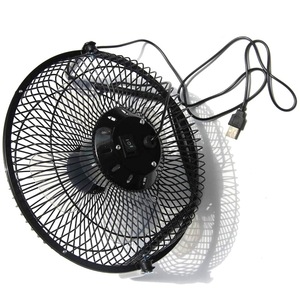 Ventilateur solaire portable Masuyoshi Mitsu 8 pouces 10W alimenté par USB avec chargeur de panneau solaire pour téléphones et batterie externe - Product Image 4