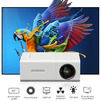 Proyector al por mayor soporte 1080P Lcd pequeño proyector portátil Home Theate Mini proyector