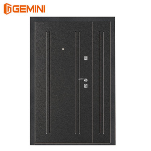 Porte en acier de russie, usine de chine, prix de gros, porte blindée de maison en ouzbékistan - Product Image 5