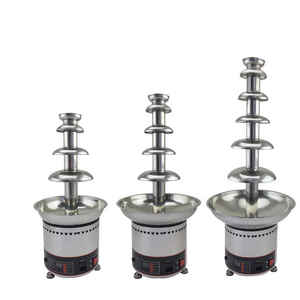 Máquina de fuente de Chocolate Manual Comercial de 4, 5 y 6 capas, <span class=keywords><strong>torre</strong></span> de pulverización para caldera de fuego de Buffet en <span class=keywords><strong>restaurantes</strong></span>, Panel de pantalla Digital - Product Image 2