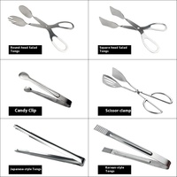 Yolecen vente en gros pinces à Steak de cuisine en acier inoxydable épaissies longues pinces à BBQ pour pain salade Buffet nourriture-pour la restauration et la maison